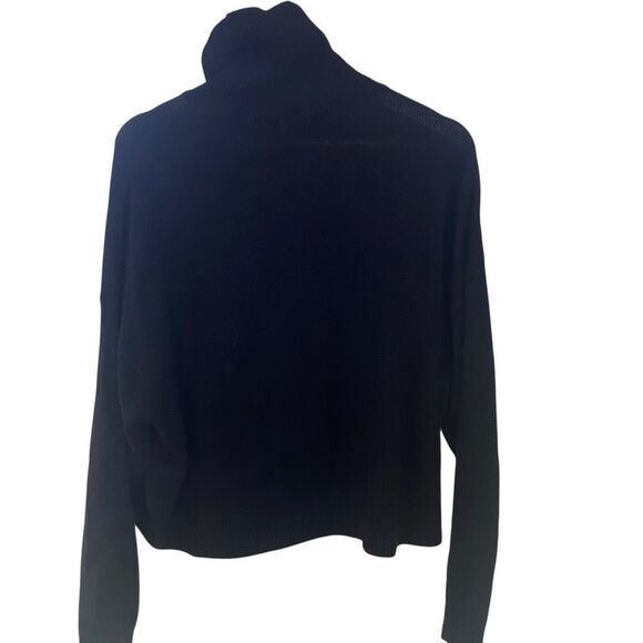 Divided Women’s Black Ribbed Turtleneck Sweater | Size Large - Picture 1 of 4